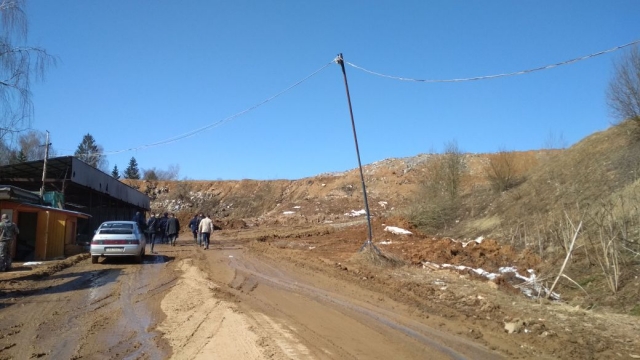 В Рузском городском округе задымился закрытый полигон ТБО «Аннино» 