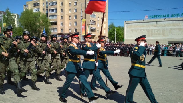 В Рузе прошел Парад Победы