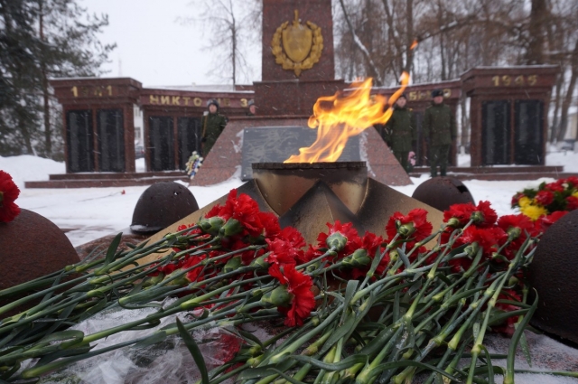 В Рузе состоялся торжественный митинг, посвященный годовщине освобождения города от немецко-фашистских захватчиков