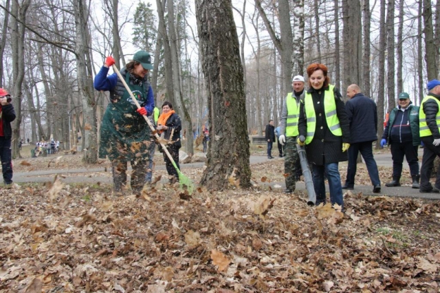 На территории Рузского городского округа 20 апреля состоялся общеобластной субботник