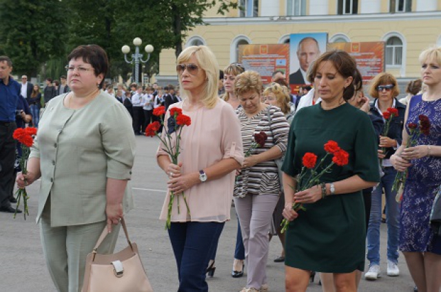 Оксана Пушкина встретилась со вдовами военнослужащих Подмосковья