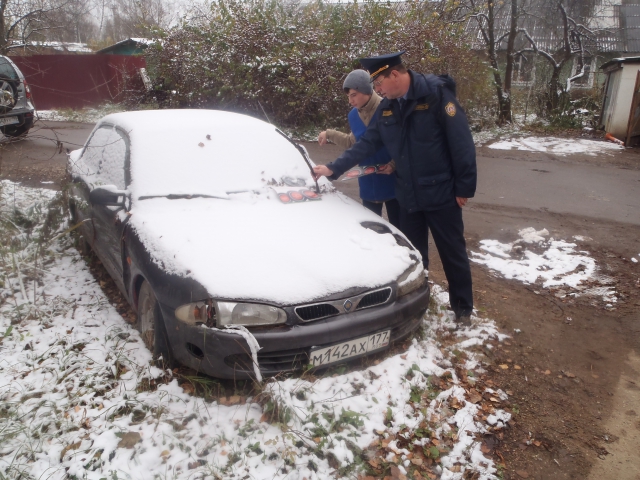 На территории Рузского муниципального района Московской области проведена акция «Паркуйся правильно!».