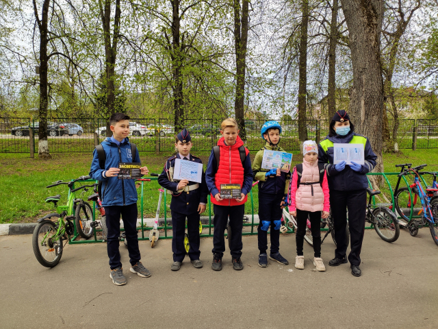 Юным ружанам напомнили, как правильно ездить на велосипеде и электротранспорте