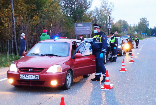 В Рузском округе выявляли нетрезвых водителей