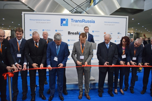 Денис Буцаев поздравил организаторов выставки «TransRussia / TransLogistica»