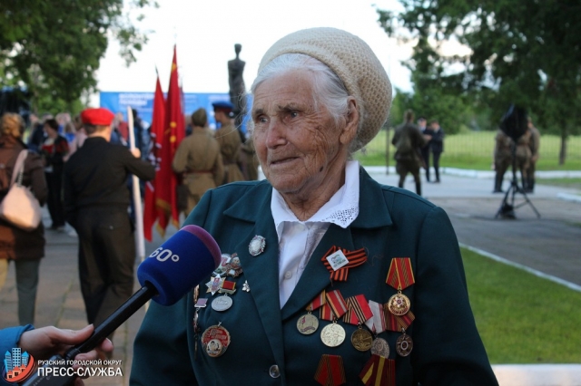 Акция «Свеча памяти» в честь Дня памяти и скорби состоялась в Рузском округе