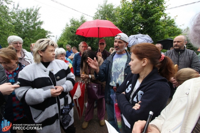 В деревне Апальщино Рузского округа прошел сход жителей