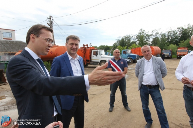 В центре Рузы устроили перевалочный пункт по сортировке мусора