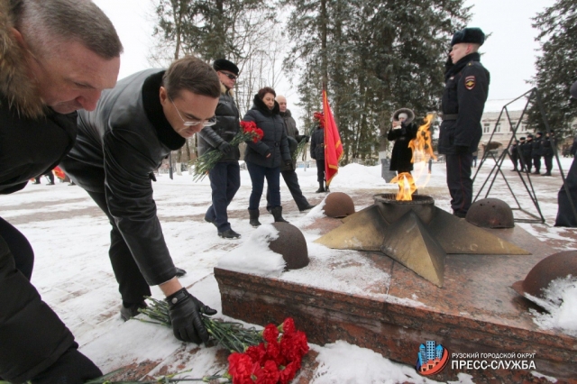 В Рузе отметили годовщину освобождения от немецко-фашистских захватчиков