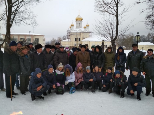 Максим Тарханов: «В Рузе прошел митинг в честь 75-летия победы в Сталинградской битве»