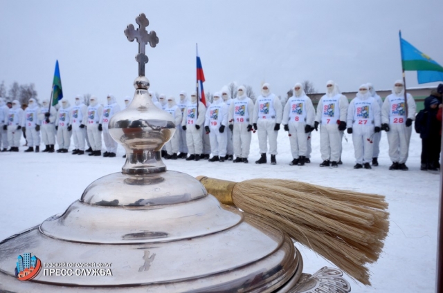 В Рузе встретили участников сверхдальнего лыжного перехода военнослужащих