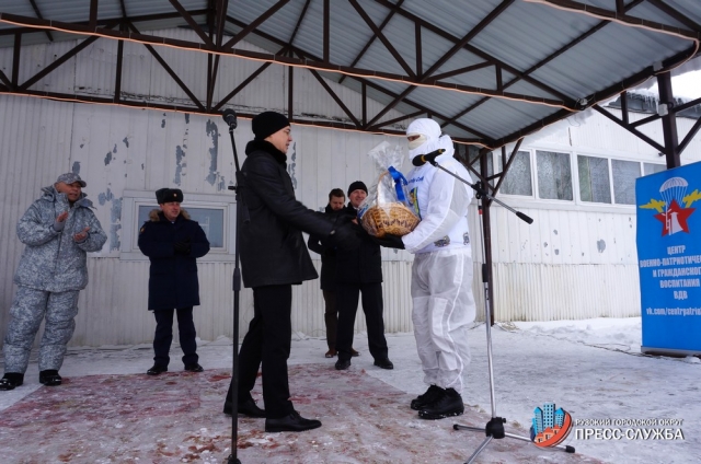 В Рузе встретили участников сверхдальнего лыжного перехода военнослужащих