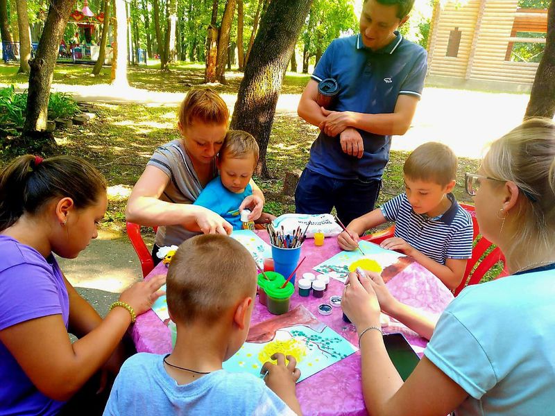 Ружане мастерили композиции