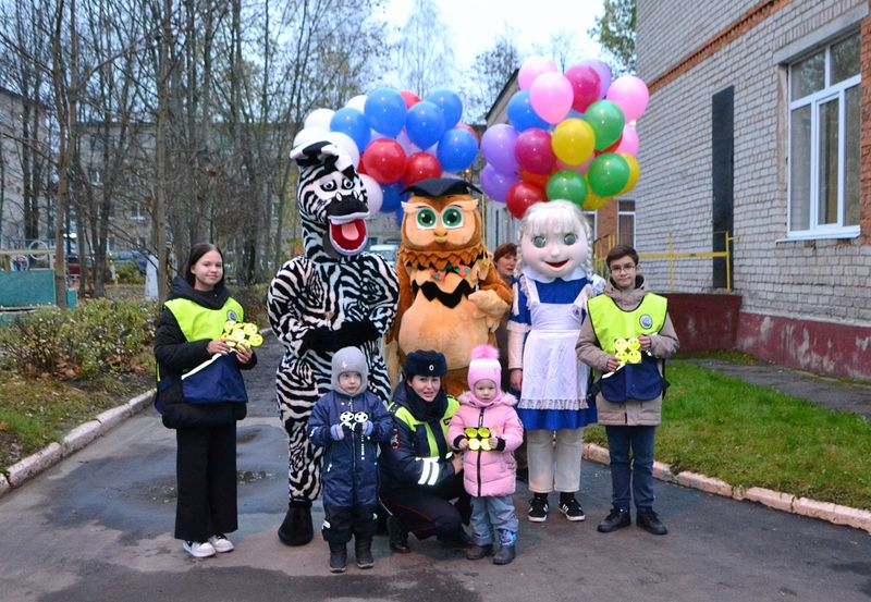 Рузским детсадовцам напомнили ПДД