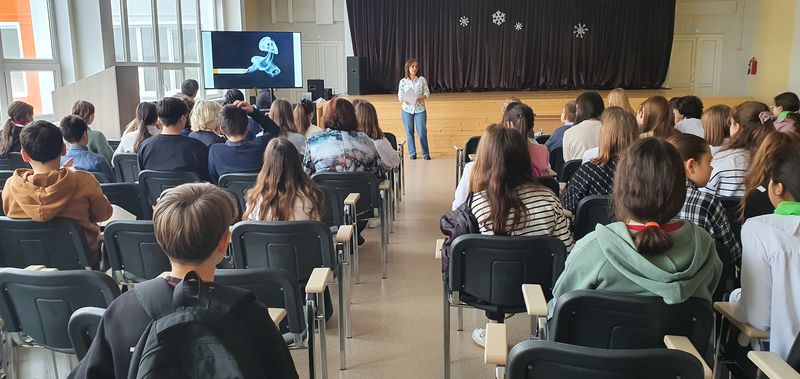 Тучковские библиотекари говорили со школьниками о спорте 