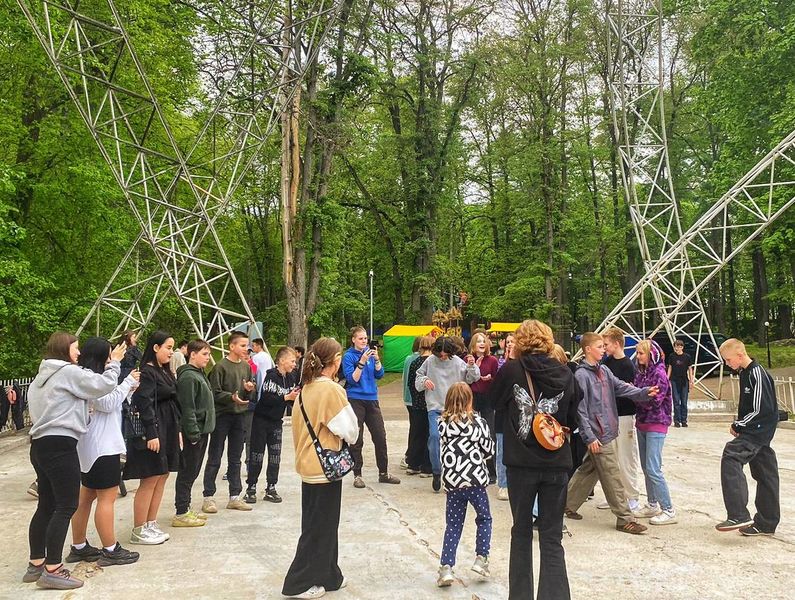 На Городке состоялась дискотека