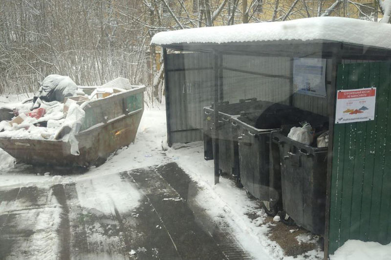 В Рузском округе приводят в порядок контейнерные площадки