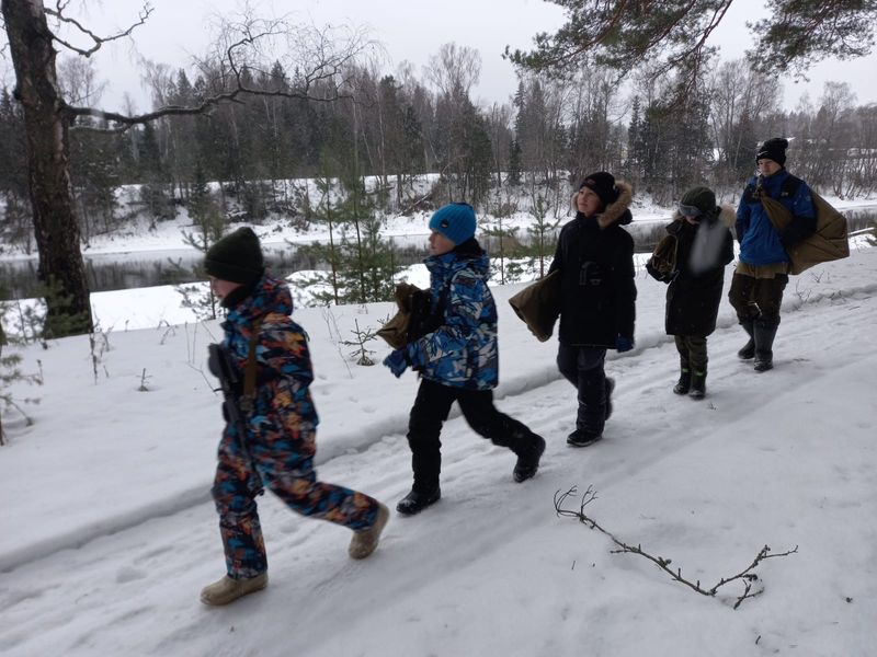 Юнармейцы сходили в поход 