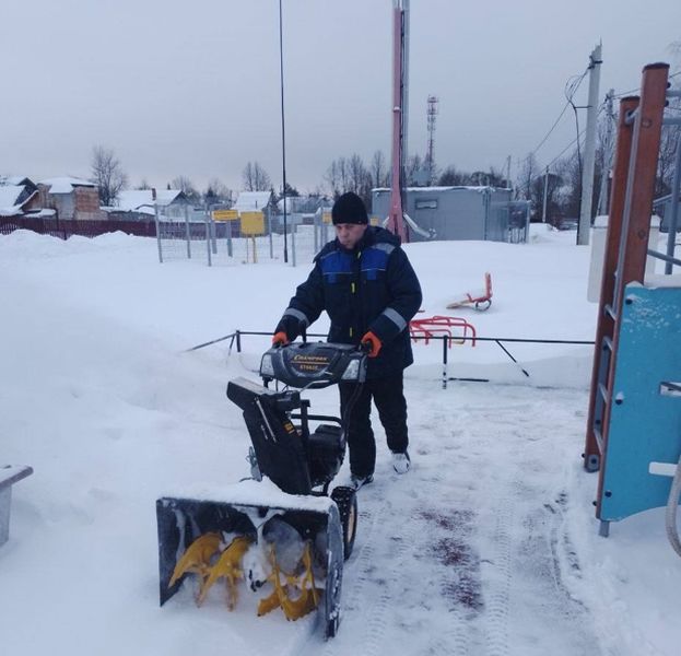 В Рузском округе ликвидируют последствия снегопада