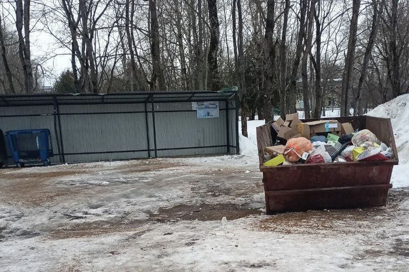 В Рузском округе содержат в порядке контейнерные площадки