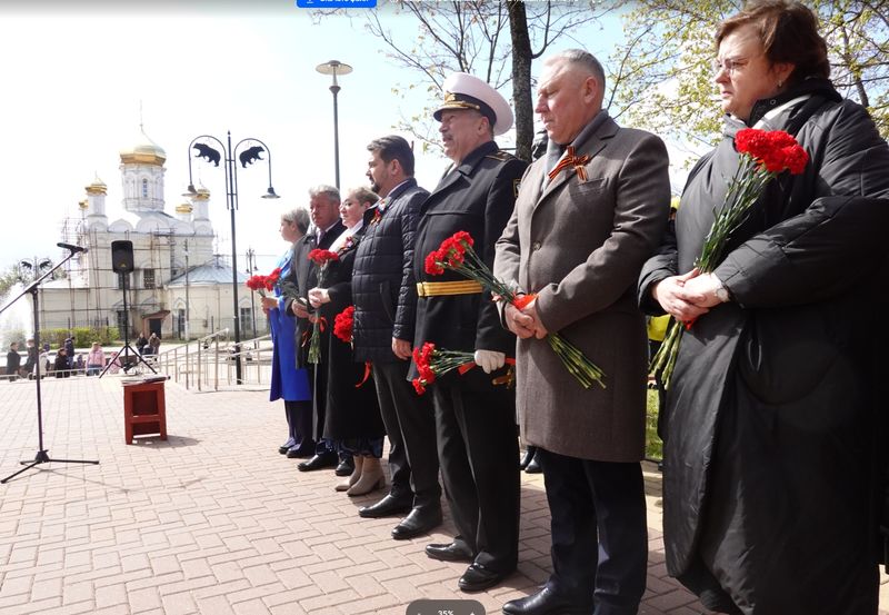 В Рузе прошел торжественный митинг