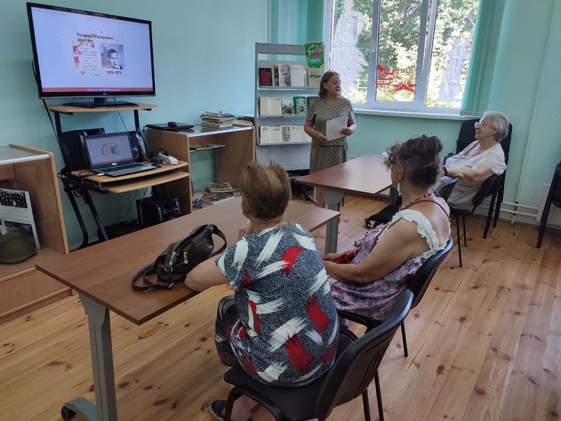 В Тучковской библиотеке вспоминали Василия Шукшина