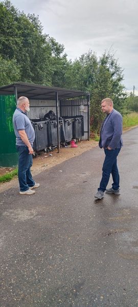 Заместитель главы Рузского городского округа  Дмитрий Игнатьев провёл обход  деревни Сонино