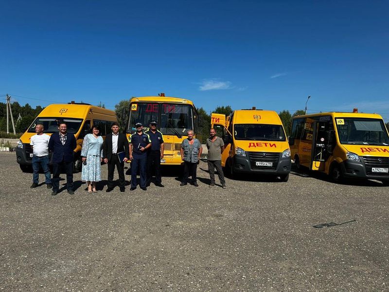 В Рузском округе прошла проверка технического состояния школьных автобусов