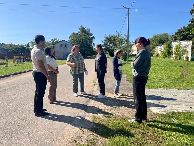 Заместитель главы Рузского городского округа Армен Шахбабян провёл обход территории деревни Нововолково