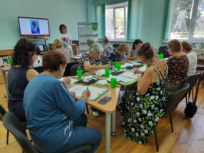 В Тучковской библиотеке нарисовали графический постер