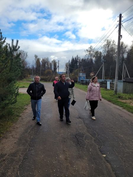 В деревне Сытьково обсудили вопросы освещения улиц