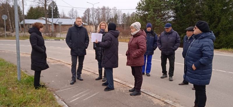 В Петрищево провели встречу с жителями