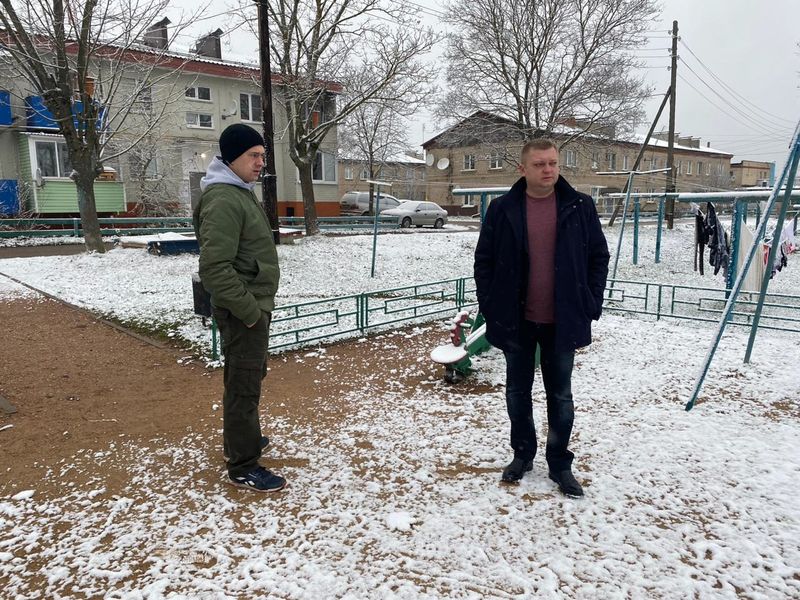 В Орешках провели обход территории