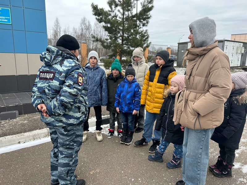 В Рузской полиции провели экскурсию для воспитанников «Созвездия» 